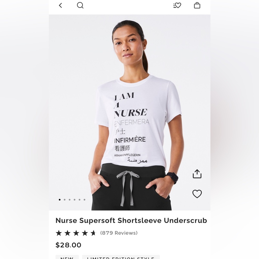 Figs Nurse supersoft, underscrub